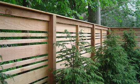 horizontal fence